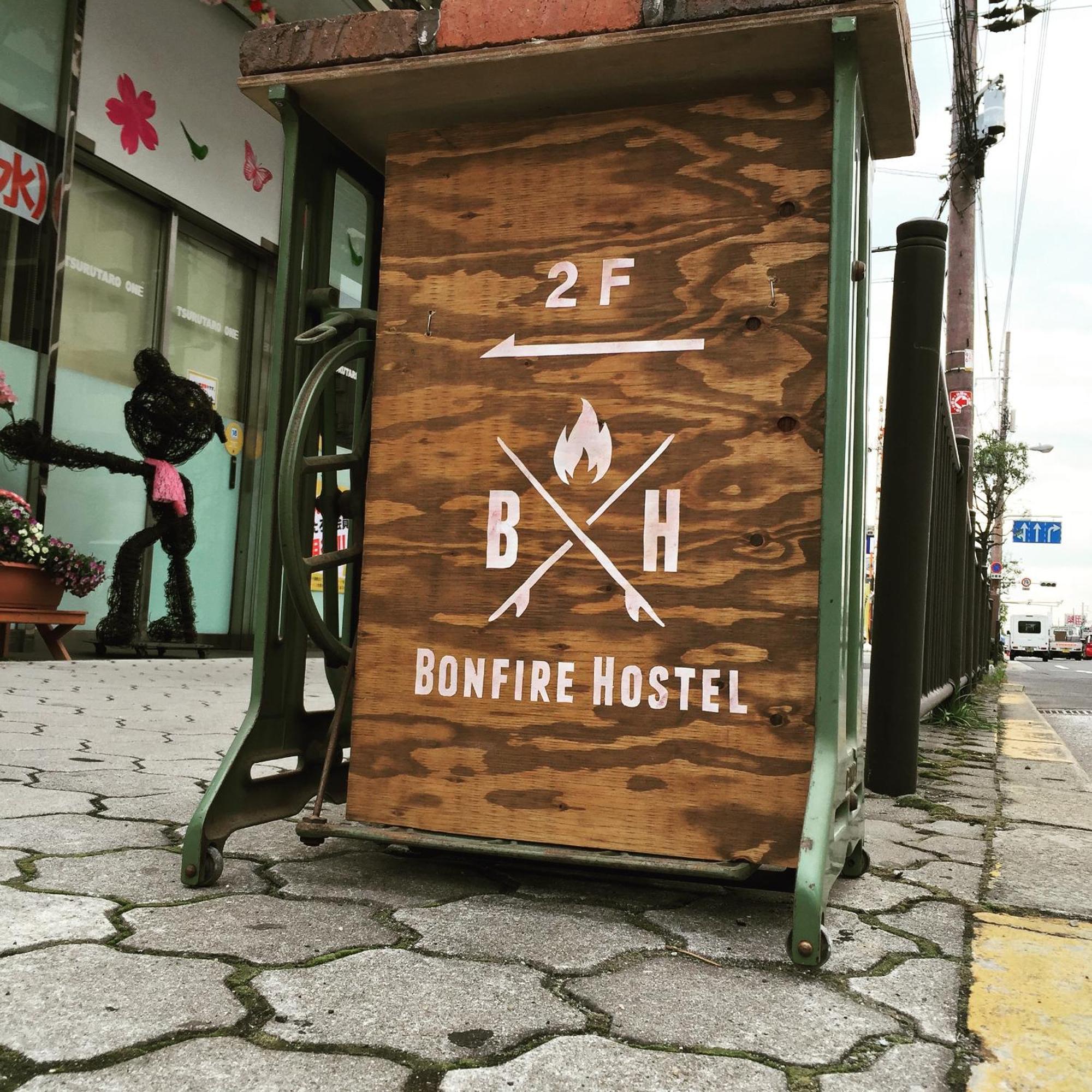 Bonfire Hostel Osaka Exterior foto